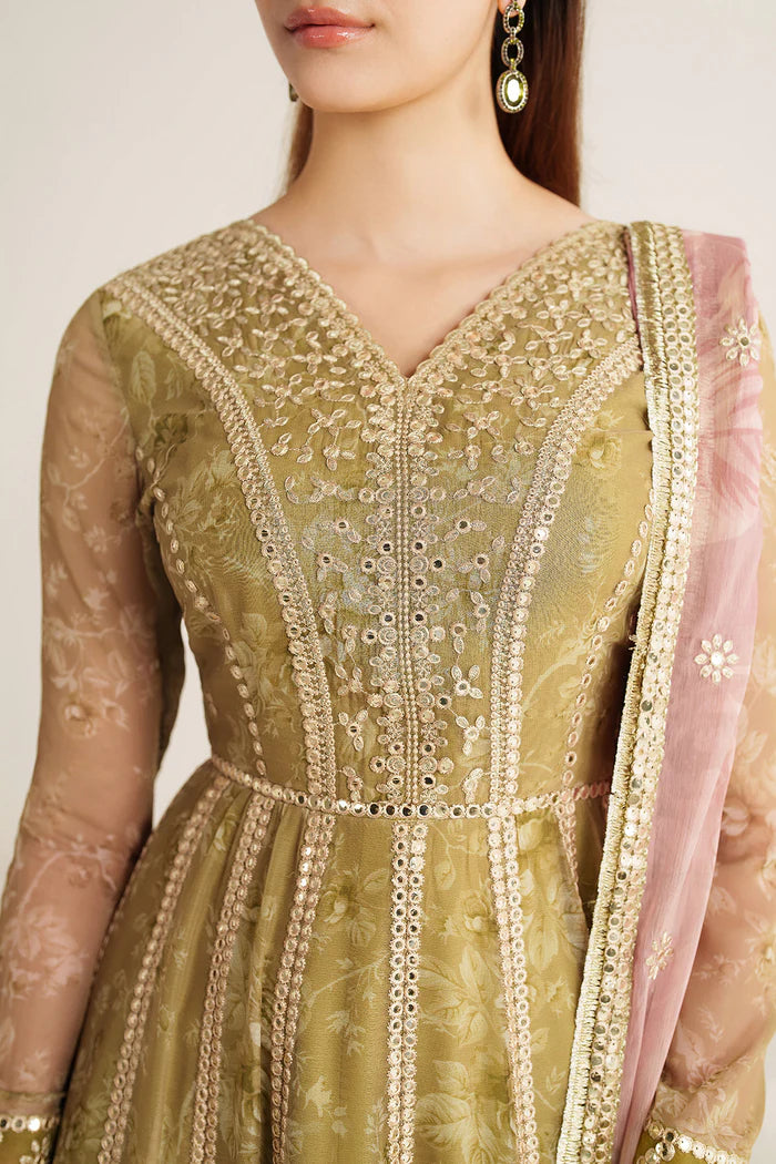 EMBROIDERED CHIFFON UC-3089